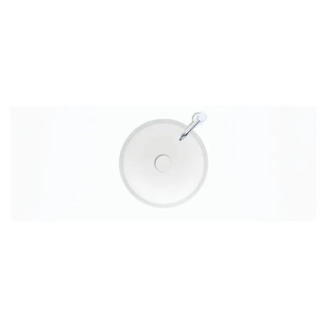 Encanto 1200 Solid Surface Wall Basin, Centre Bowl, 1 Tap Hole fienza