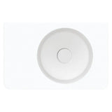 Encanto 470 Solid Surface Wall Basin, No Tap Hole fienza