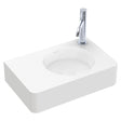Encanto 470 Solid Surface Wall Basin, 1 Tap Hole fienza