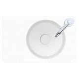 Encanto 470 Solid Surface Wall Basin, 1 Tap Hole fienza