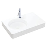 Encanto 700 Solid Surface Wall Basin, 1 Tap Hole fienza