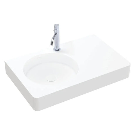 Encanto 700 Solid Surface Wall Basin, 1 Tap Hole fienza
