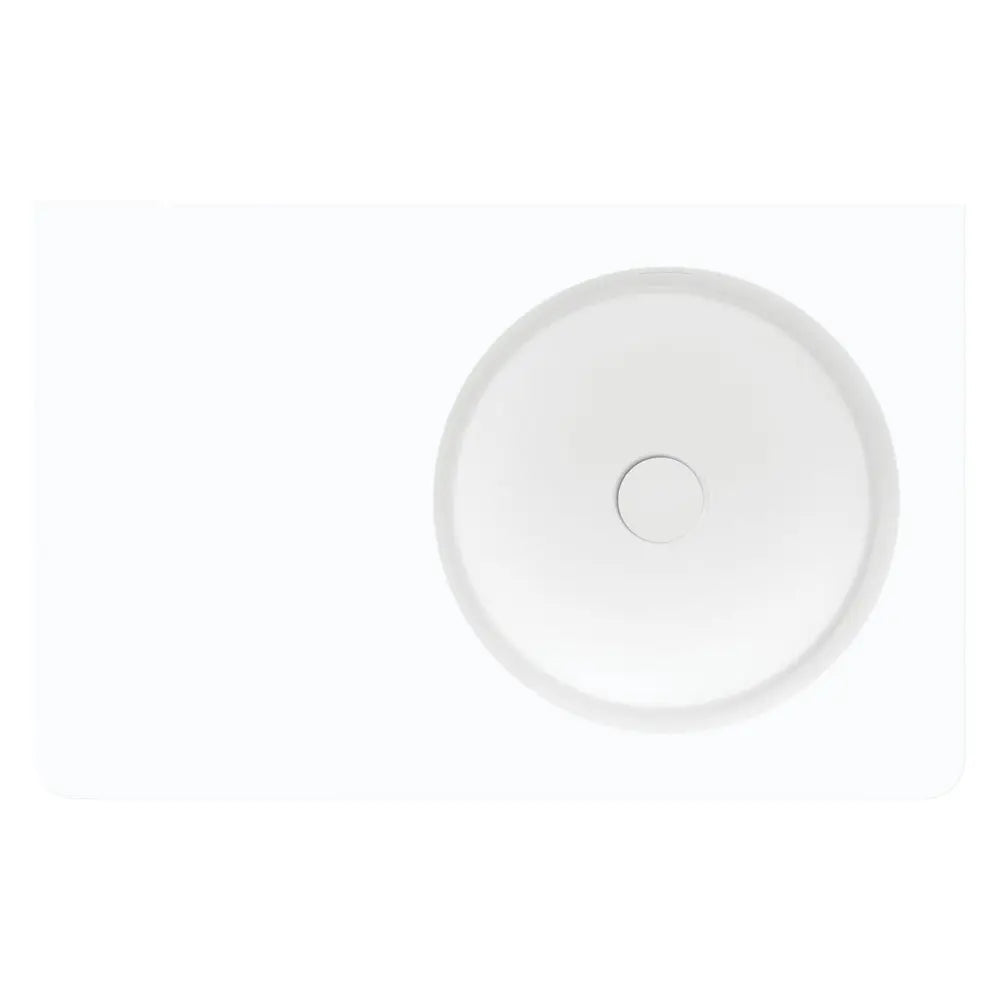 Encanto 700 Solid Surface Wall Basin, No Tap Hole fienza