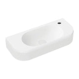 Minka Solid Surface Wall Basin, 1 Tap Hole fienza