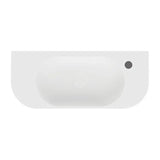 Minka Solid Surface Wall Basin, 1 Tap Hole fienza