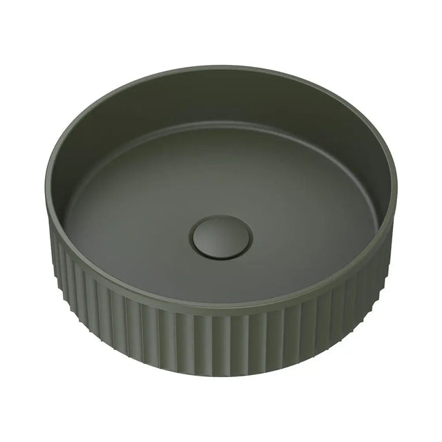 Minka Round Solid Surface Above Counter Basin, Forest fienza