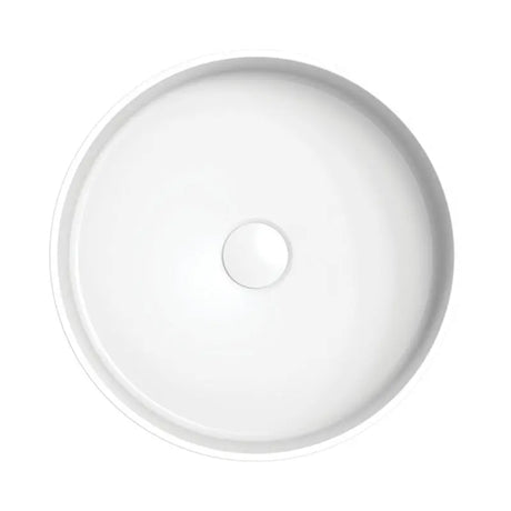 Minka Round Solid Surface Above Counter Basin, Matte White fienza