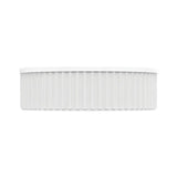 Minka Round Solid Surface Above Counter Basin, Matte White fienza