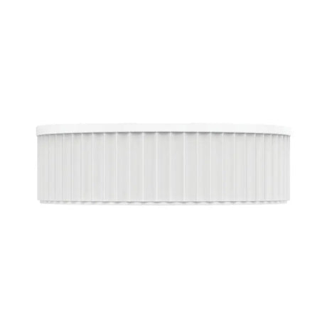 Minka Round Solid Surface Above Counter Basin, Matte White fienza