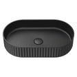 Minka Pill Solid Surface Above Counter Basin, Matte Black fienza