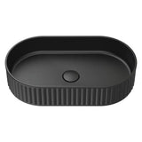 Minka Pill Solid Surface Above Counter Basin, Matte Black fienza