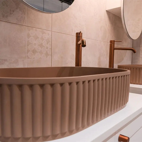 Minka Pill Solid Surface Above Counter Basin, Dusk fienza