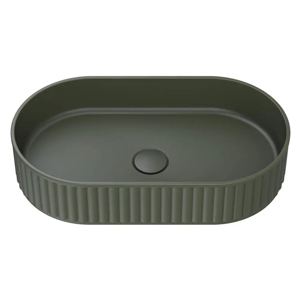Minka Pill Solid Surface Above Counter Basin, Forest fienza