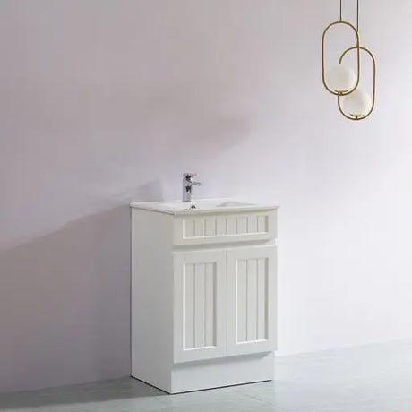 ACACIA SHAKER PVC Floor Vanity 600 Poseidon