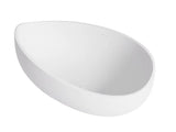 Waverly Matte White Solid Surface Stone Free Standing Bath 1800mm*1100mm*620mm Poseidonbk