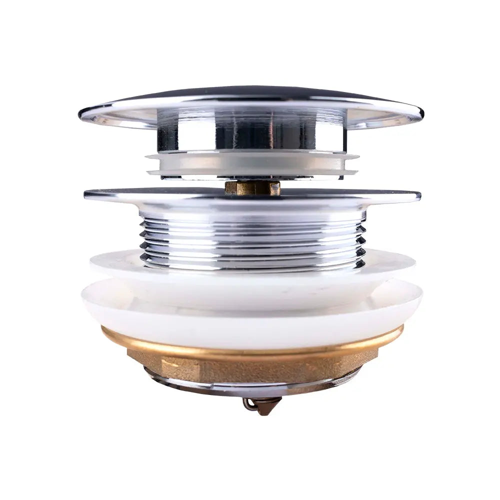 40mm Chrome Bathtub Pop Up Waste Non Overflow Aquaperla