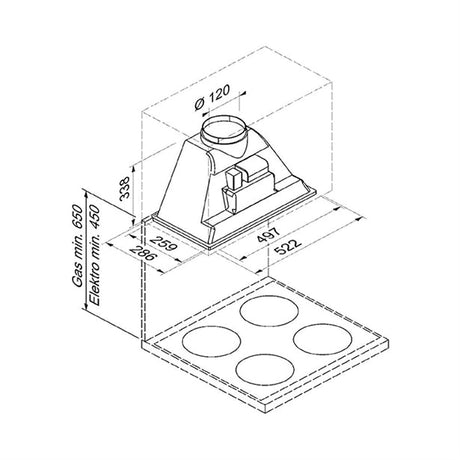 BLAUPUNKT 60CM UNDERMOUNT (STAINLESS STEEL) Blaupunkt