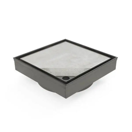 Gun Metal Stainless Steel Tile Insert Square Floor Waste Somer