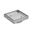 Brushed Nickel Stainless Steel Tile Insert Square Floor Waste Somer