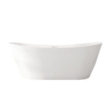 Disney Ultra-Thin Freestanding Bathtub - Gloss White mercioaustralia