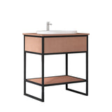 DIO 750mm Vanity Cabinet for Insert Basin - Costa Oak mercioaustralia