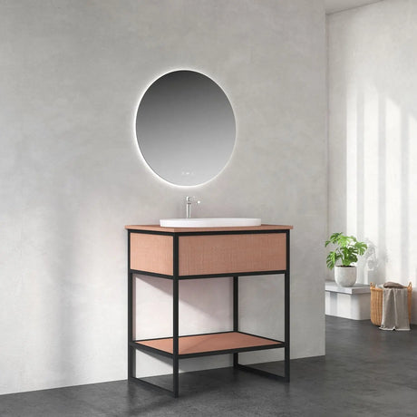 DIO 750mm Vanity Cabinet for Insert Basin - Costa Oak mercioaustralia