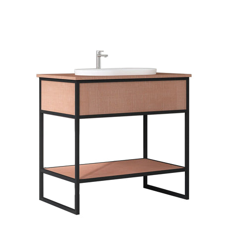 DIO 900mm Vanity Cabinet for Insert Basin - Costa Oak mercioaustralia