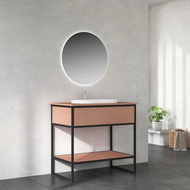 DIO 900mm Vanity Cabinet for Insert Basin - Costa Oak mercioaustralia