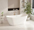 Disney Ultra-Thin Freestanding Bathtub - Gloss White mercioaustralia