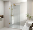 Frameless Fluted Fixed Panel Shower Screen ozcovey