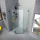 Diamond Frameless Shower Screen ozcovey