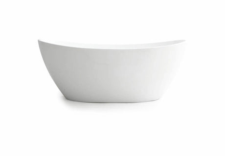 Evie Matte White Free Standing Bathtub 1660*780*690mm Poseidonbk