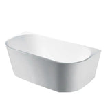 Elivia Back to Wall Matt White White 1700mm (L) x 795mm (W) x 580mm (H) Poseidonbk