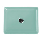 Etna 78 Series Counter-top Rectangular Art Basin - Antique Green mercioaustralia