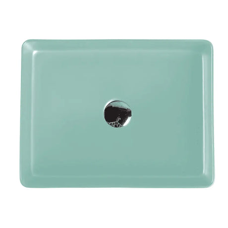 Etna 78 Series Counter-top Rectangular Art Basin - Antique Green mercioaustralia