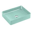 Etna 78 Series Counter-top Rectangular Art Basin - Antique Green mercioaustralia