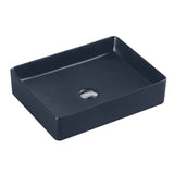 Etna 78 Series Counter-top Rectangular Art Basin - Nero Grey mercioaustralia