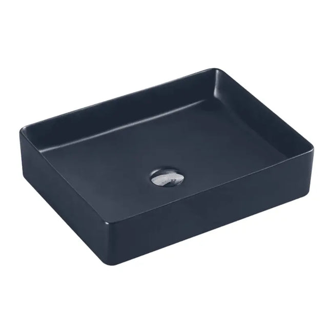 Etna 78 Series Counter-top Rectangular Art Basin - Nero Grey mercioaustralia