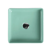 Etna 79 Series Counter-top Square Art Basin - Antique Green mercioaustralia