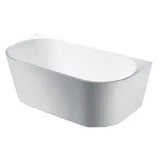 Elivia Back to Wall Matt White White 1400mm (L) x 735mm (W) x 580mm (H) Poseidonbk