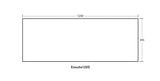 Bellevue PVC Slim Wall Hung Vanity 1200mm (Single/ Double Bowl) (Prime Oak) Poseidon