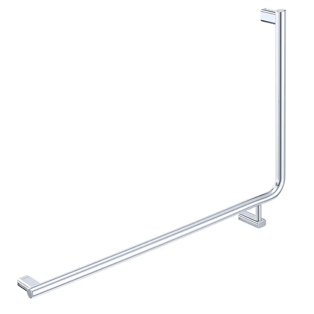 90° Care Slimline Left-Hand Grab Rail, Stainless Steel fienza
