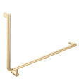 90° Care Slimline Right-Hand Grab Rail, Urban Brass fienza