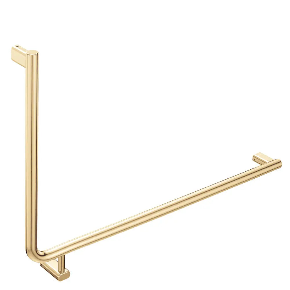 90° Care Slimline Right-Hand Grab Rail, Urban Brass fienza