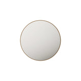 Aluminum Framed 750mm Round Mirror - Brushed Gold mercioaustralia