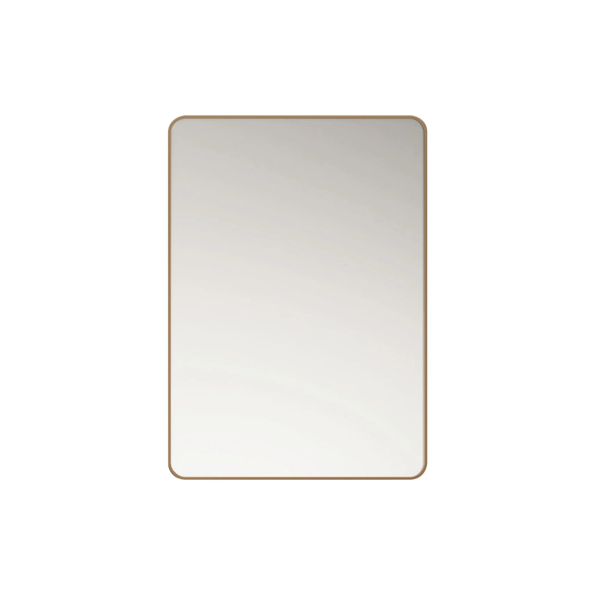 Aluminum Framed 900mm Rectangular Mirror - Brushed Gold mercioaustralia