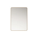 Aluminum Framed 900mm Rectangular Mirror - Brushed Gold mercioaustralia