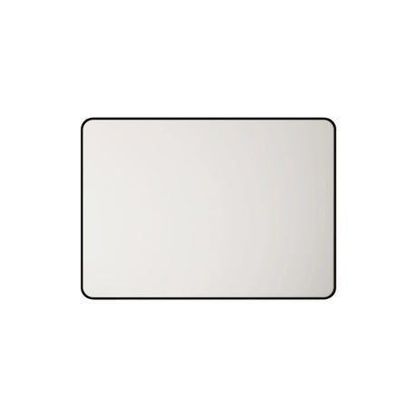 Aluminum Framed 600mm Rectangular Mirror -Matt Black mercioaustralia