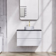 Fremantle PVC Wall Hung Cabinet Vanity 900mm (Matte White) Poseidon