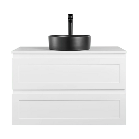 Fremantle PVC Wall Hung Cabinet Vanity 900mm (Matte White) Poseidon
